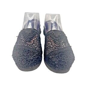 TOMS Women's Alpargata Moroccan Crochet Slip-On Shoes with Ortholite insole. Sz6